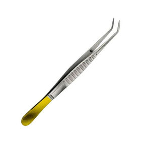 Pinces en acier inoxydable de qualité supérieure, courbées, pour usage dentaire professionnel, certifiées CE ISO, par Grip Surgical, vente en gros directe usine. - Product Image 6