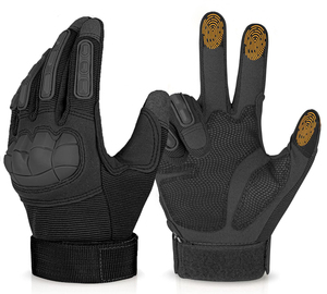 Guantes de moto de malla transpirable, equipo de protección para montar en verano, compatibles con pantalla táctil, diseño de palma antideslizante para hombres - Product Image 1