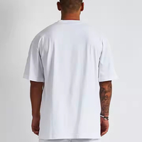 T-shirt pour homme avec logo sur le devant, tissu tricoté, coupe classique, coton léger, streetwear, respirant, t-shirt d'été