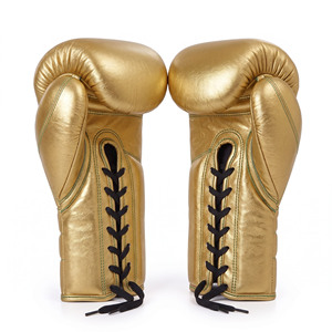 Pakistan Made Professional Custom Printed Leather Boxing Gloves MMA Adjustable <b>Wrist</b> <b>Strap</b> Quick Drying Hook Loop Closure Adult - Product Image 3