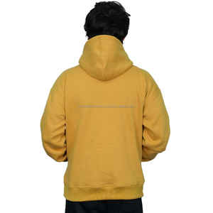 Sudadera con Capucha de Algodón Americano Color Oro Viejo para Hombre, Sin Impuestos de Importación, Felpa Suave, Personalizable, Estilo Urbano, Cálida e Informal - Product Image 3
