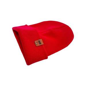 Traditional Solid Scarlet Red <b>Winter</b> <b>Sports</b> <b>Accessories</b> with Cuffed Design - Product Image 2