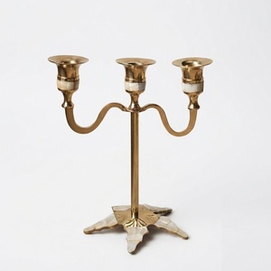 Factory Direct Suppliers Modern 5 Arm Candelabra <b>Silver</b> Metal <b>Candlestick</b> Stand Wedding Dinner Table Decor Centerpiece - Product Image 5