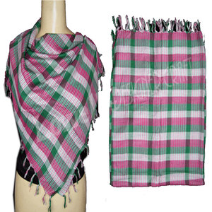 Women's <b>Square</b> Checked <b>Scarf</b> Latest Design for Summer Soft Lightweight Breathable Fashion Wrap Shawl Stylish Casual Elegant Neck - Product Image 4
