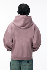 Unisex Oversized Men's Hoodies Heavyweight 450GSM Fleece Streetwear Pullover with Front Pocket and Custom Logo Embroidery USA - Product Image 5