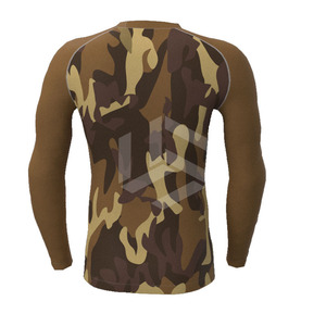 Customized Sublimated Compression Shirt Men Workout Skinny Stretch Suit Sports Shirt Fitness Body Shirt Men Rash Guard - Product Image 2