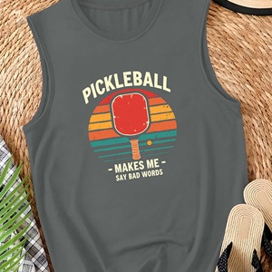 Chaleco Deportivo Casual de Punto para Mujer Pickleball Sunset, Spandex/Poliéster - Product Image 1