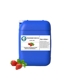 น้ำมันเมล็ดสตรอว์เบอร์รี (Fragaria Ananassa)  แบบสกัดเย็น ได้รับการรับรองมาตรฐาน GMP - สำหรับใช้ในงานน้ำหอมและสูตรเครื่องสำอาง - ผลิตในอินเดีย - Product Image 1