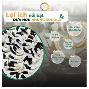 Coco Exótico Cubierto con Chocolate Negro y Blanco, Snack Crujiente Liofilizado Premium Sin Azúcar y Sin Conservantes - Product Image 1