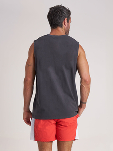 Custom <b>Men's</b> Sleeveless Tank Top Loose Fit Yoga Gym Workout Vest Breathable Athletic <b>Singlet</b> - Product Image 3