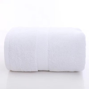 Serviette de bain douce 100% coton, écologique, séchage rapide, douce pour la peau, couleur unie, rectangulaire, teinte unie, pour usage domestique - Product Image 2
