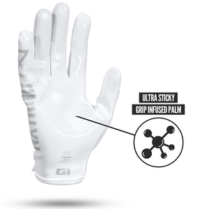 Gants de football américain 7v7 en gel de silicone de haute qualité, personnalisables avec logo, pour receveurs, durables, antidérapants, pour jeunes et adultes, avec logo en caoutchouc. - Product Image 5