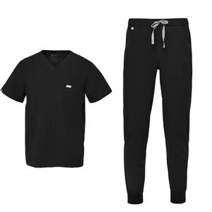 Ensemble de Blouses Médicales Premium en Gros à Manches Courtes Col Rond Personnalisable avec Logo Blouse de Laboratoire 100% Polyester Couleur Personnalisée - Product Image 4