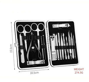 Kit de manucure et pédicure professionnel 4 en 1 en acier inoxydable, coupe-ongles, outils pour cuticules, étui de voyage - Product Image 4