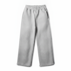 Pantalones Deportivos Casuales de Fábrica Confiable, Listos para Exportación, Grises, Tipo Track Bottoms, Suministro a Granel, Logotipo Personalizable, Mezcla de Algodón, XXS, Efecto Arrugado - Product Image 4