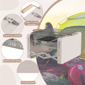 Griglia per Barbecue da Campeggio Esterna Beige - Product Image 3
