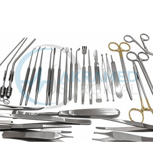 Ensemble d'instruments de micro-chirurgie de tympanoplastie, 41 pièces, kit chirurgical ORL avec boîte de stérilisation, certifié CE, réutilisable - Product Image 3