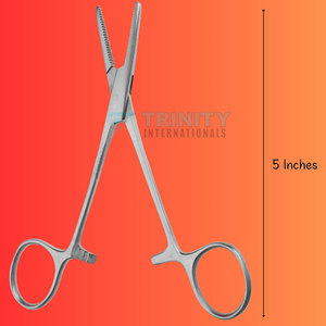Équipement chirurgical hospitalier : Pince hémostatique Mosquito droite, outil médical professionnel - Product Image 3