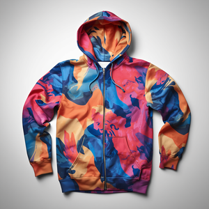 Sudadera con capucha y cremallera de 500 GSM, de algodón grueso y forro polar, con personalización OEM y ODM. - Product Image 6