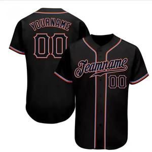 Camiseta de Béisbol Personalizada de Alta Calidad, Secado Rápido, Desodorante, Transpirable, Tejido de Malla de Poliéster Reciclable - Product Image 3