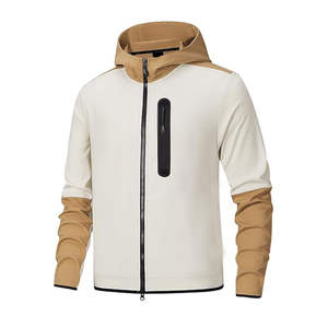 Survêtement décontracté zippé en coton French Terry pour homme, délavé à l'acide, prix de gros, par fabricant OEM - Product Image 2