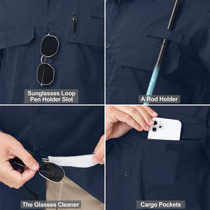 เสื้อตกปลาสำหรับผู้ชายลดราคาพิเศษ จากผู้ผลิตเสื้อผ้าคุณภาพดีที่สุด พร้อมรับทำโลโก้ตามสั่ง - Product Image 5