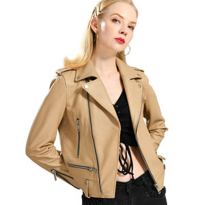 Veste de motard en cuir de vache véritable pour femme PIHA SPORTS, manches longues, coupe-vent, respirante, doublure en coton, style vintage d'hiver - Product Image 1
