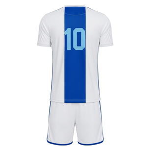 Uniforme de Fútbol de Manga Corta de Diseño Moderno, 100% Poliéster, Secado Rápido, Transpirable, con Nombre de Equipo Personalizado - Product Image 2