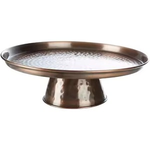 Support à gâteau en métal au design exclusif, présentoir à gâteau, plateau de service pour desserts, décoration de table de mariage - Product Image 4