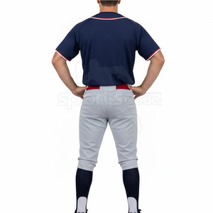 Diseño de Logotipo Personalizado, Uniforme de Béisbol Transpirable de Poliéster, Alta Calidad, Precio Razonable, Gran Venta - Product Image 2
