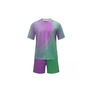 Camiseta de Fútbol Personalizada para Hombre de Alta Calidad al por Mayor, 100% Poliéster, Transpirable, Antibacteriana, de Secado Rápido, con Impresión Digital en Blanco - Product Image 4