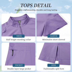 Uniformes Médicos Unisex de Alta Calidad al por Mayor, Conjuntos de Uniformes para Hospitales, Ropa para Médicos y Enfermeras, Logotipo Personalizado - Product Image 5