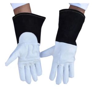 Gants de travail en cuir pour hommes, avec mousse à souder, personnalisés, de sécurité pour le travail - Product Image 1