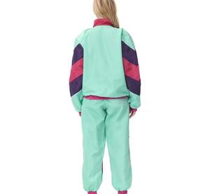Ensembles coupe-vent personnalisés pour femmes, survêtements coupe-vent, vente en gros, haute qualité, logo imprimé, ensembles coupe-vent pour femmes 2027 - Product Image 2