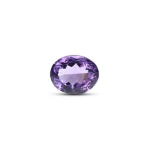 Loose 9.65 Carat Natural Amethyst Oval Cut Gemstone for Fine Jewelry - Product Image 1