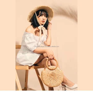 กระเป๋าผ้าสานจากผักตบชวา ดีไซน์ทันสมัย ราคาไม่แพง เหมาะสำหรับใช้ในชีวิตประจำวัน ช้อปปิ้ง ไปทะเล และสไตล์ลำลอง - Product Image 6