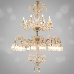 Lustre en cristal moderne à fixation au plafond, décoration intérieure pour la maison, salon, forme irrégulière, design durable - Product Image 6