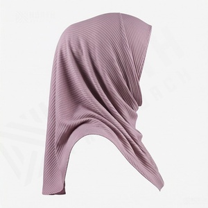 Pañuelo Hijab de Poliéster Crepé Liso para Invierno, Venta al por Mayor, Color Personalizado, Largo, para Mujer Musulmana, Suave, Premium, Modesto, para la Cabeza - Product Image 3