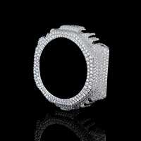 Boîtier de montre GA2100 personnalisé fait main avec diamants Moissanite VVS couleur D, accessoires de montre pour hommes et femmes