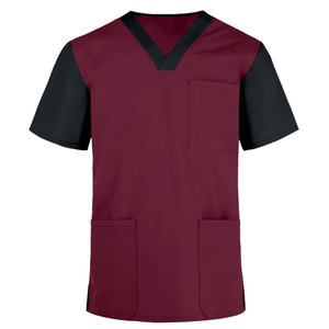 Tops médicaux pour femmes à col en V, personnalisés, fabriqués sur mesure, les plus vendus, en polyester, avec logo et taille personnalisés - Product Image 5