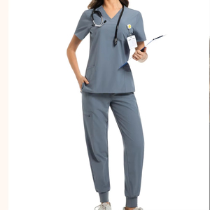 Conjunto de Uniforme Médico para Enfermeras, Transpirable y Elástico, con Logotipo Personalizado para Hospital y Clínica - Product Image 3