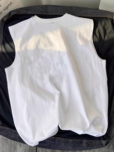 Wholesale Customizable Lightweight Unisex Oversized Tank Top Activewear Plus Size Breathable Gym Vest Sublimation Printed 100% - Product Image 2