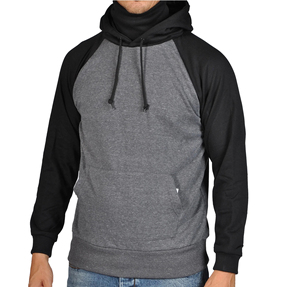 Atmungsaktive Gesichtsmaske Ninja-Kapuzenpullover Polyester/Baumwollfleece Gesichtsmaske Pullover Streetwear Outdoor 3D Blanko-Gesichtsmaske für Herren - Product Image 6