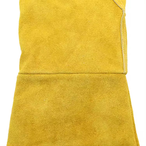 High Performance Split Cowhide Leather Anti Cut Liner Heat Resistant Welding Safety <b>Gloves</b> Most Popular Long Cuff Welder <b>Gloves</b> - Product Image 6
