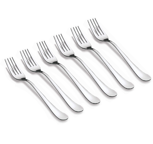Tenedores de Acero Inoxidable para Frutas y Ensaladas, 6 Piezas, Fabricación Artesanal, para Restaurantes y Uso en la Cena - Product Image 3