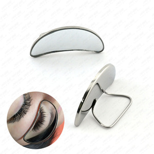 Miroir léger demi-lune pour cils, outil antidérapant pour l'application d'extensions de cils - Product Image 1