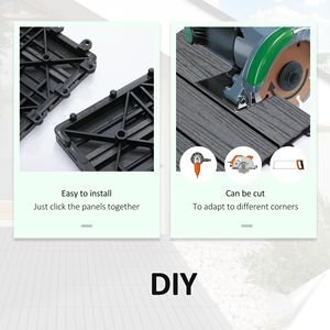    Nuove Piastrelle Classiche Grigie 30x30 cm per Esterni, Incastrabili, per Patio, Confezione da 11, Resistenti a Tutte le Condizioni Atmosferiche, per Balconi e Cortili - Product Image 6