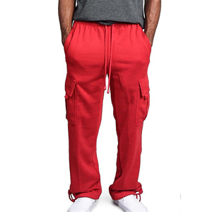 Pantalon Cargo Décontracté Homme, Jogging Sportif Lavé, Écologique et Respirant, 100% Polyester, Style Pro Club, Survêtement - Product Image 6