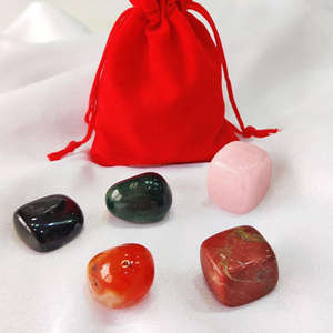 ชุดหินควอตซ์หลากสี คริสตัลเพชร หินกลิ้ง ชุดหินโรสควอตซ์รูปทรงพีระมิด ของขวัญเสริมฮวงจุ้ย บำบัดความสัมพันธ์ ของที่ระลึก - Product Image 3