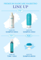 Shampoo coréen anti-chute 500ml, soin du cuir chevelu, anti-pelliculaire, sans sulfates, marque privée OEM, vente en gros